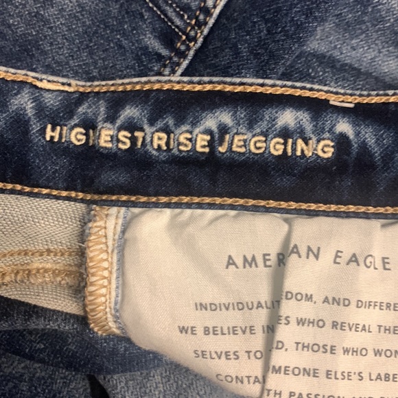 American Eagle Next Level Stretch Highest Rise Jeggings NWOT - Picture 3 of 5